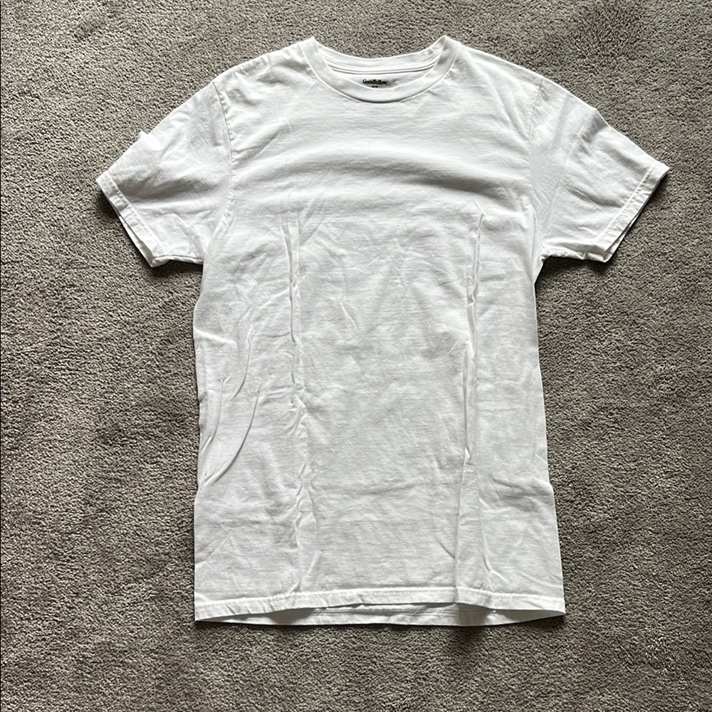 Men’s Goodfellow & Co Crisp White Short Sleeve Tee | Size: M